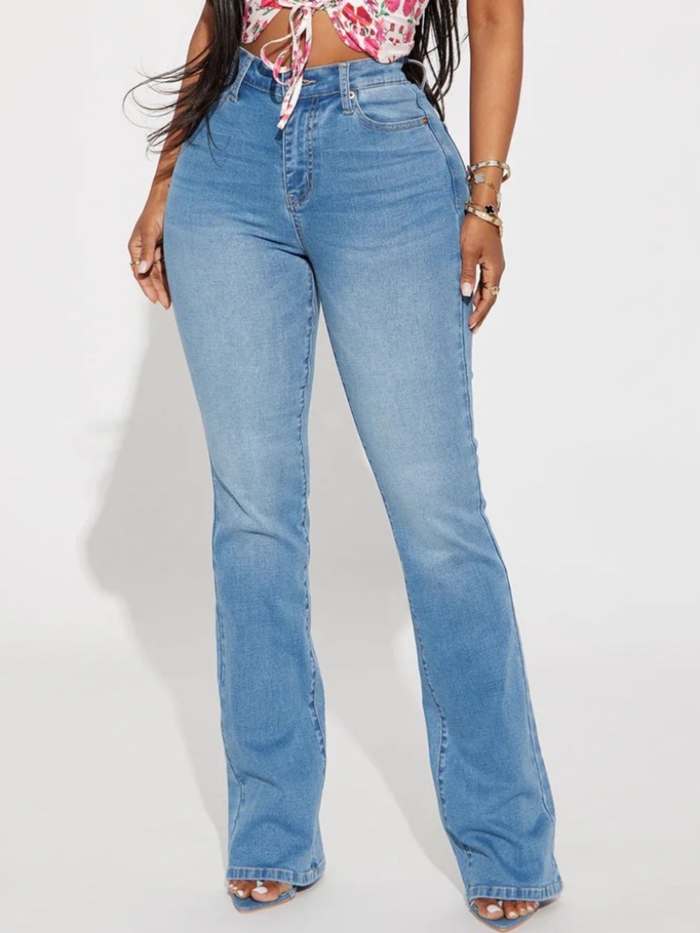 Women's Size 7 - Houston Curvy Stretch Bootcut Jean - Medium Wash